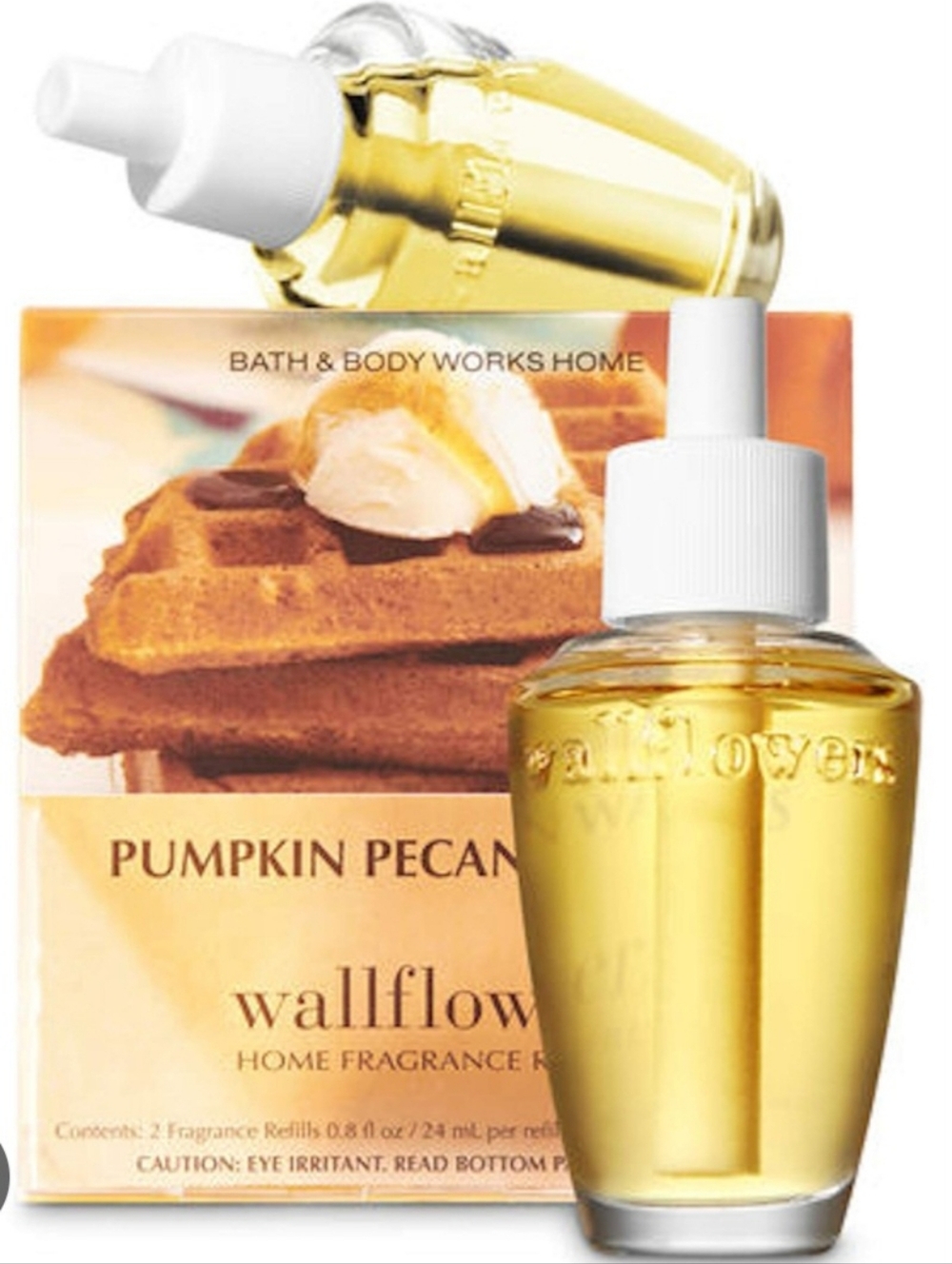 (1) Bath & Bodyworks Wallflower Plug In Refill Pumpkin Pecan Waffles Scent